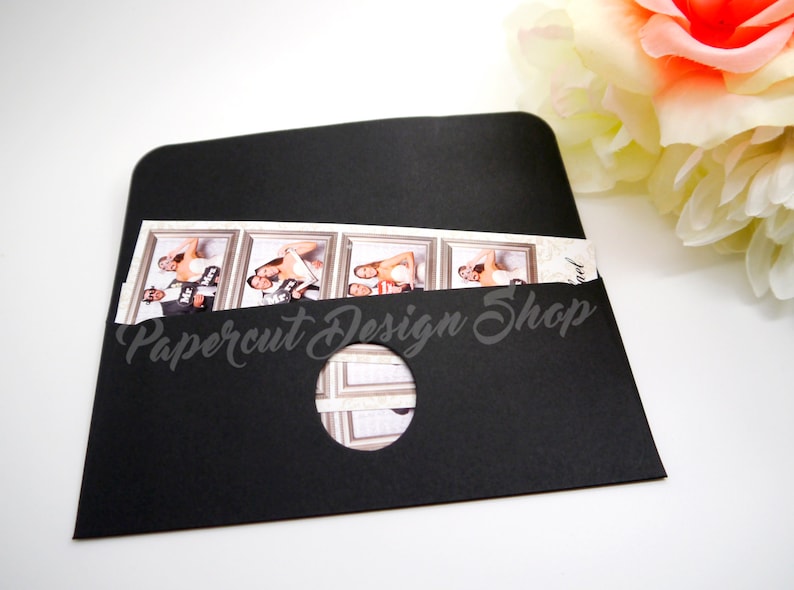 100 PCS Photo Booth Envelope 2x6 Photo Strips Ticket Holder Etsy
