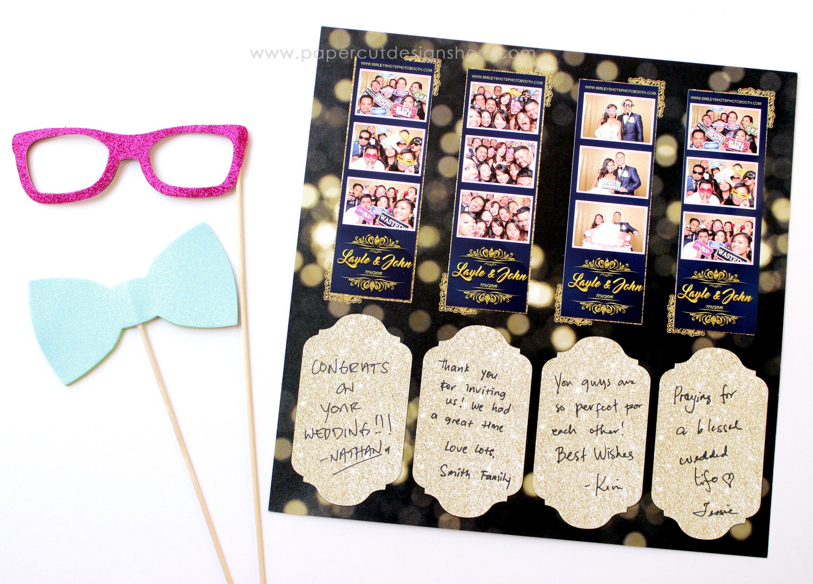Photo Booth Printed Scrapbook Pages for 2x6 Photo Strips Etsy