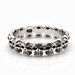 Skulls Band Ring // 925 Sterling Silver // Hand Cast //  Silver Skulls Ring // Gothic Jewelry