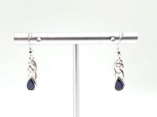 Orecchini Celtici Con Ametista In Argento Sterling 925 – Design Classico Irlandese, Peso 2,8g