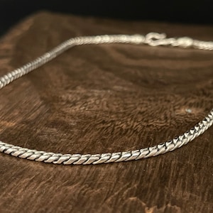 Oxidized Silver Bali Chain // 925 Sterling Silver // 2.5mm // Handmade Beckel Style // 16 to 30 Inch Lengths