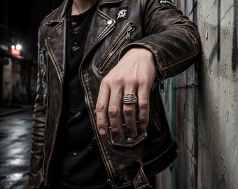 Skeleton Hand Ring // 925 Sterling Silver // Gothic Jewelry