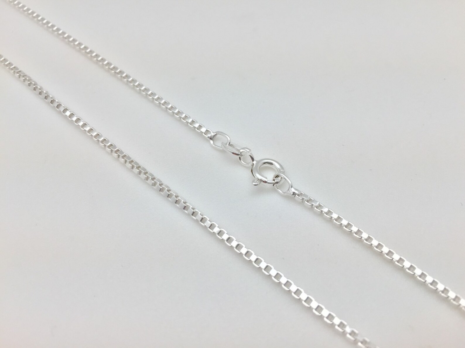 Standard Silver Box Chain // 925 Sterling Silver // 1.5mm Gage Etsy