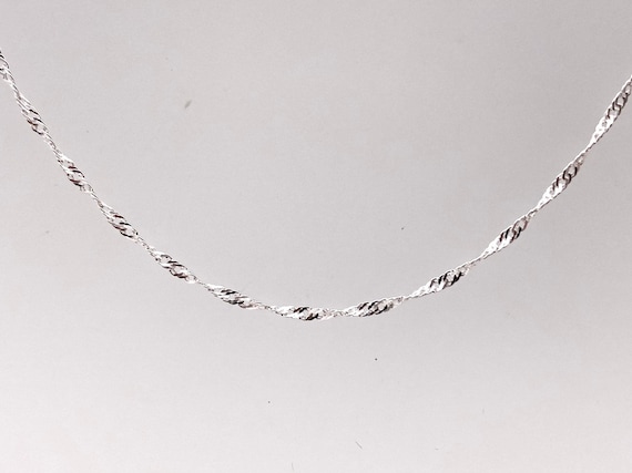 Sterling silver shop singapore chain necklace