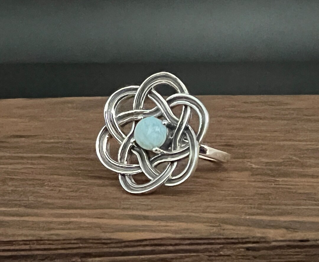 Dominicana 3,25ct Larimar Collana in oro 14K, 2,55g