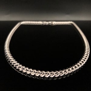 Round Curb Chain Necklace // 925 Sterling Silver // Medium Weight Curb Chain // 160 Gage Curb Chain // 6mm Curb Chain // Curb Chain Necklace