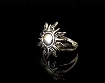 Sun Ring // Silver Sun Ring // 925 Sterling Silver // Sterling Sun Ring // Celestial Ring
