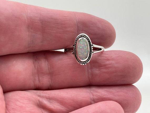Southwestern Opal Ring // 925 Sterling Silver // Sizes 5 to 10 - Etsy