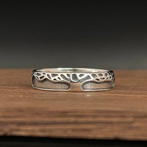 Tree of Life Silver Band Ring // 925 Sterling Silver // Tree of Life Ring