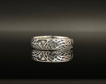 Tree of Life Branches Ring // 925 Sterling Silver // Sizes 5 to 10 Available