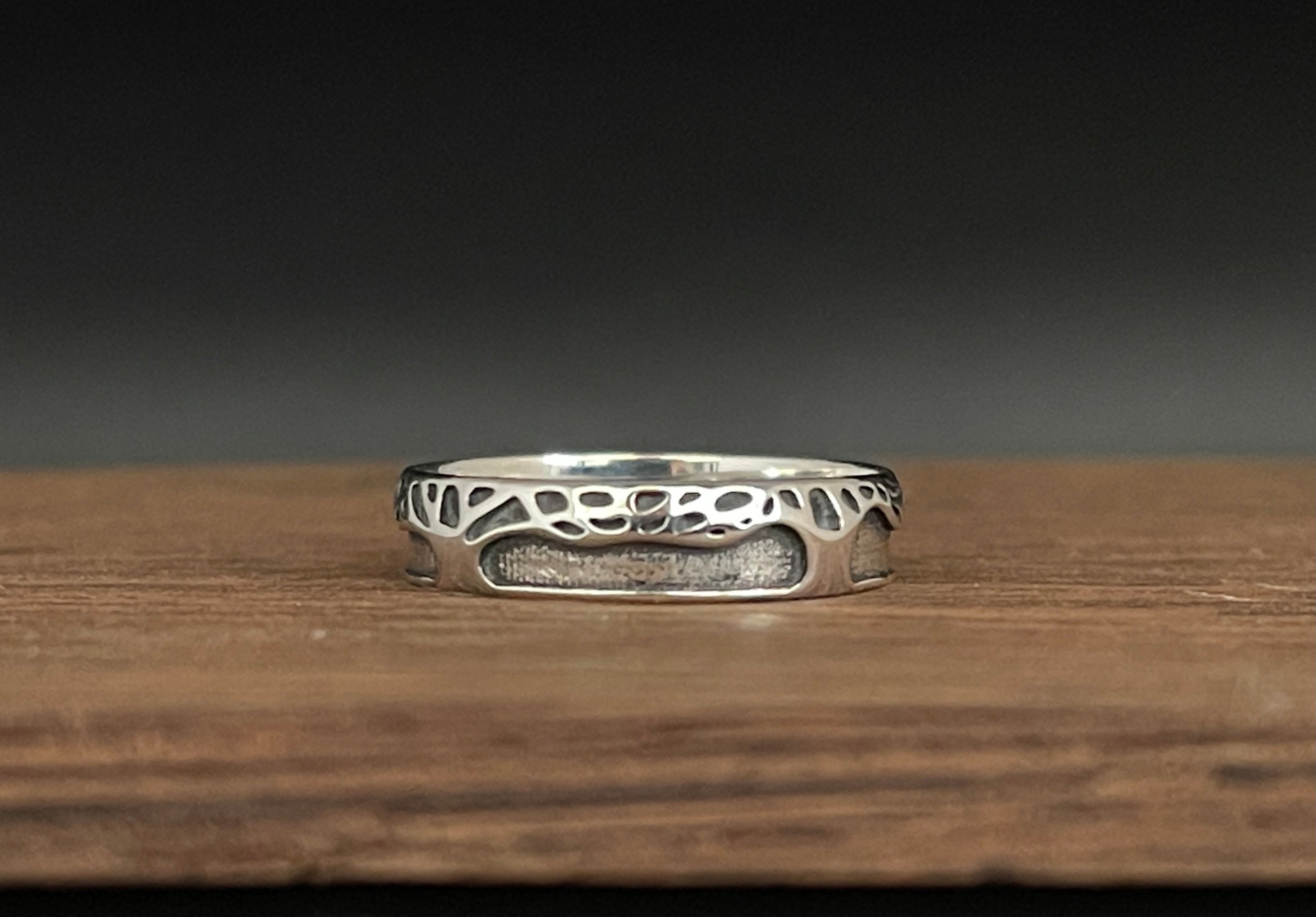 Tree of Life Silver Band Ring // 925 Sterling Silver // Tree of