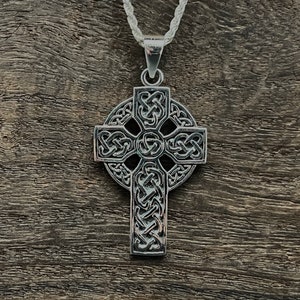 Sterling Silver Celtic Cross - 925 Sterling Silver - Celtic Jewellery