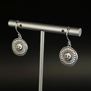 Sonne Ohrringe - 925 Sterling Silber -- Himmlische Ohrringe