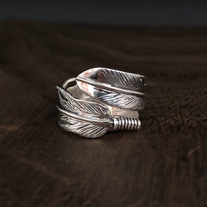 925 Sterling Silber Ring mit 925 Sterling Silber gehämmert und gemustert
