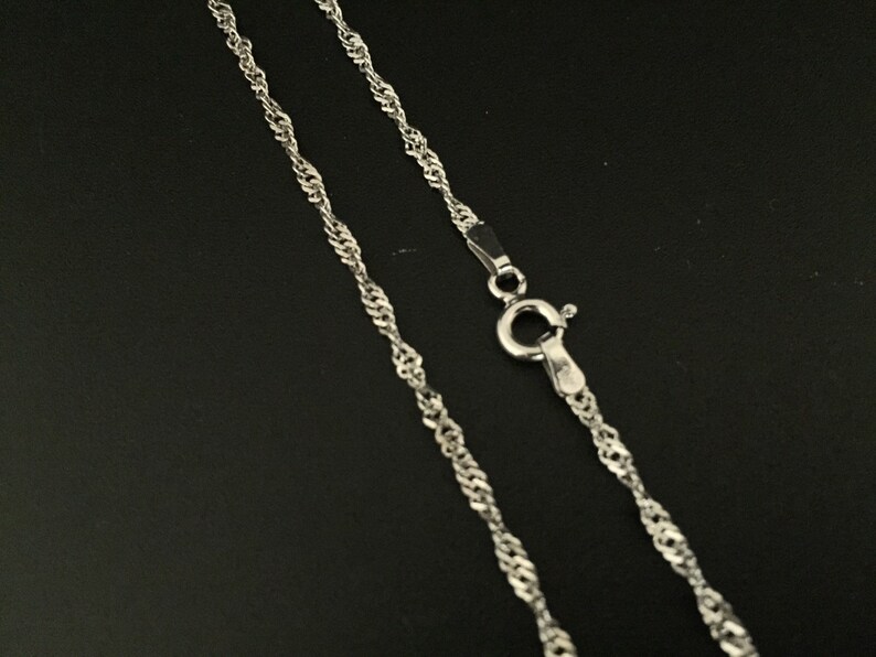 925 Argent Sterling Boîte Chaîne Collier 1 mm-USA Vendeur