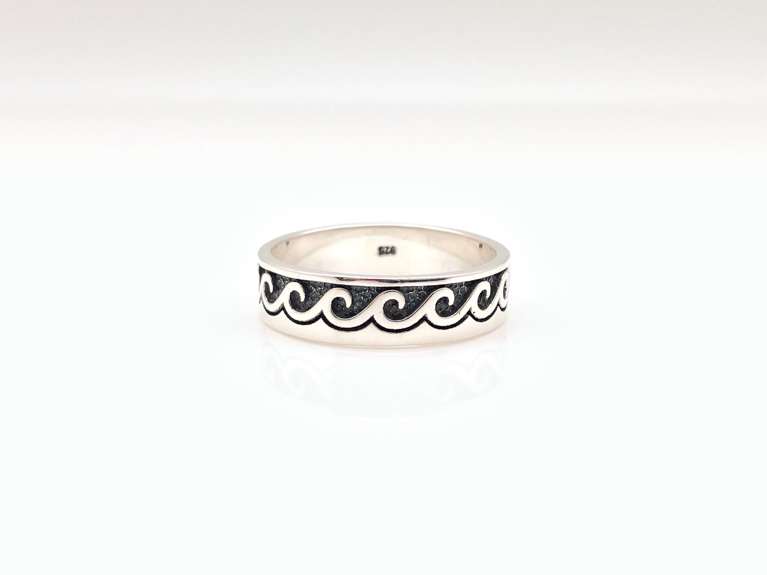 ☆TATIANA☆ Silver 925 Big Wave Ring CR1848 Pandora Sparkling Asymmetric Wave Ring :: Ring Stories