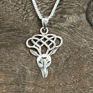 Pendentif cerf - Argent sterling 925
