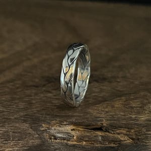 Braided Silver Band Ring Size 7 to 12 // Sterling Silver Braided Ring // 925 Sterling Silver