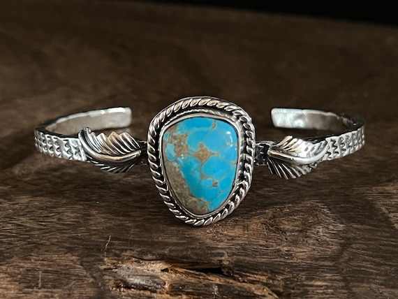 One Of A Kind Navajo Sterling Silver Feather Bracelet Native American One Of A Kind Navajo Sterling Silver Feather Bracelet Native American