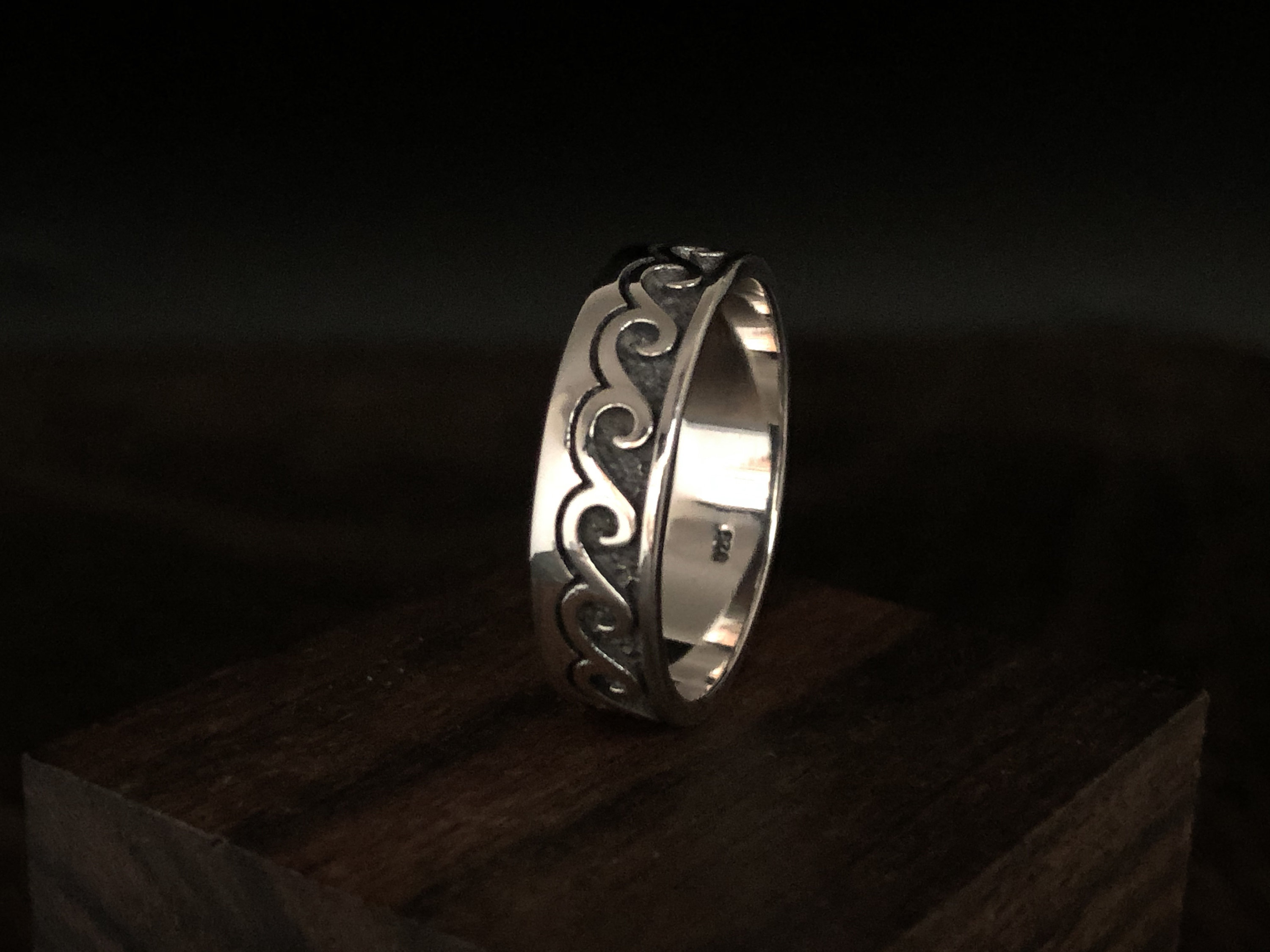 ☆TATIANA☆ Silver 925 Big Wave Ring CR1848 Pandora Sparkling Asymmetric Wave Ring :: Ring Stories