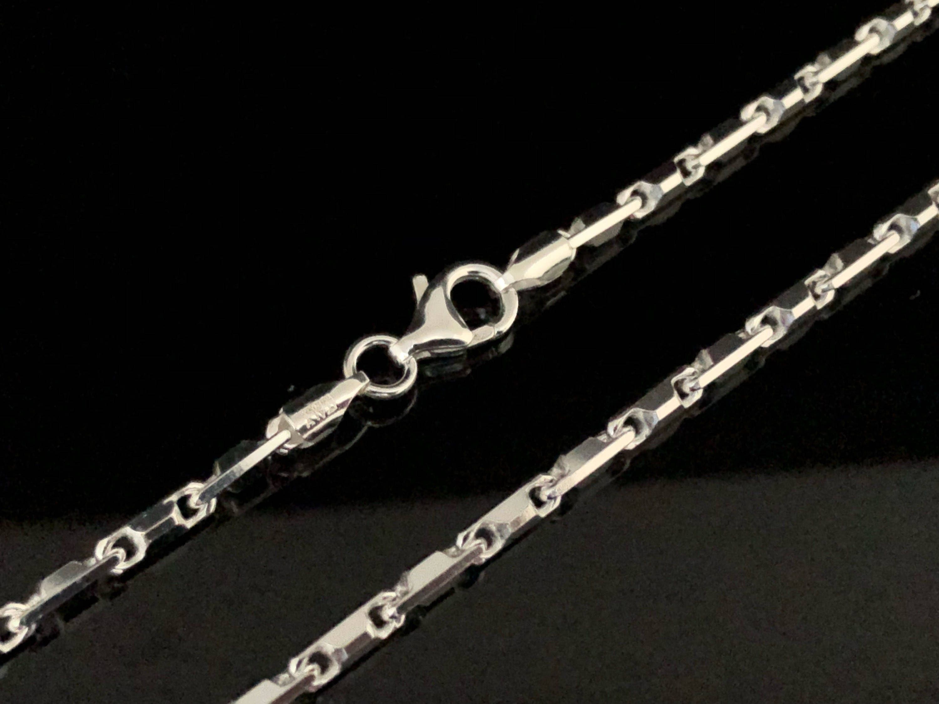 Heshe Chain Necklace // Silver Heshe Chain // 925 Sterling