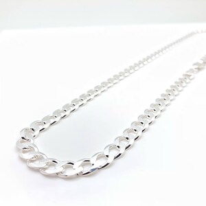 Curb Chain Necklace // 925 Sterling Silver // Medium Curb Chain // 150 Gage Curb Chain // 6mm Curb Chain // Curb Necklace