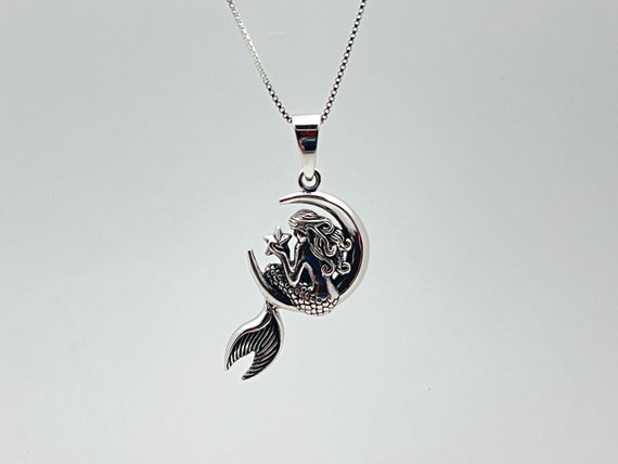 CUOKA MIRACLE Collana da bambina a forma di sirena, in