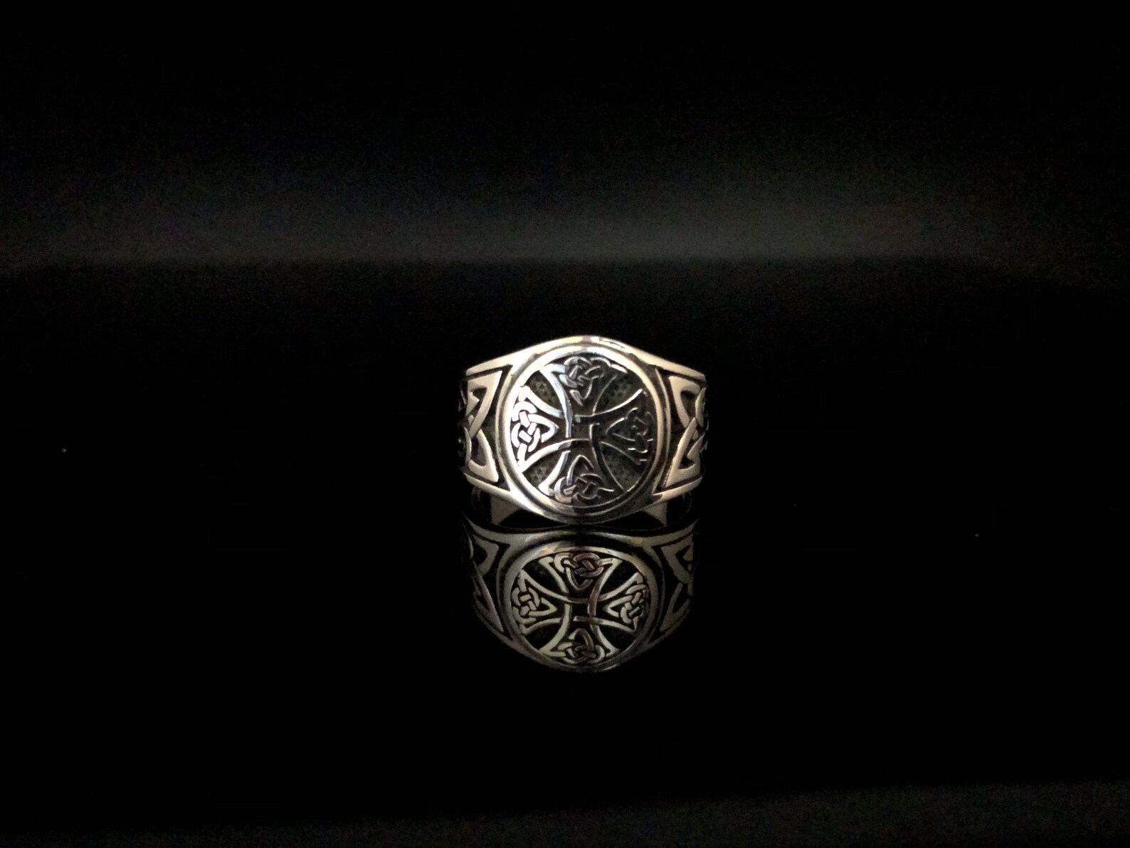 925 Sterling Silver Cross Ring