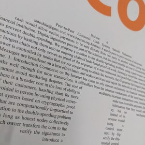 Bitcoin Poster - Whitepaper - Special Offer Buy One Get One Free