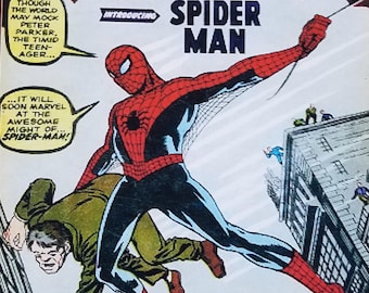 Spider-Man Cigar Box: Upcycled Silver Age Comic Book Decor