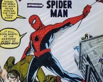 Spider-Man Cigar Box: Repurposed Vintage Comic Book Decor