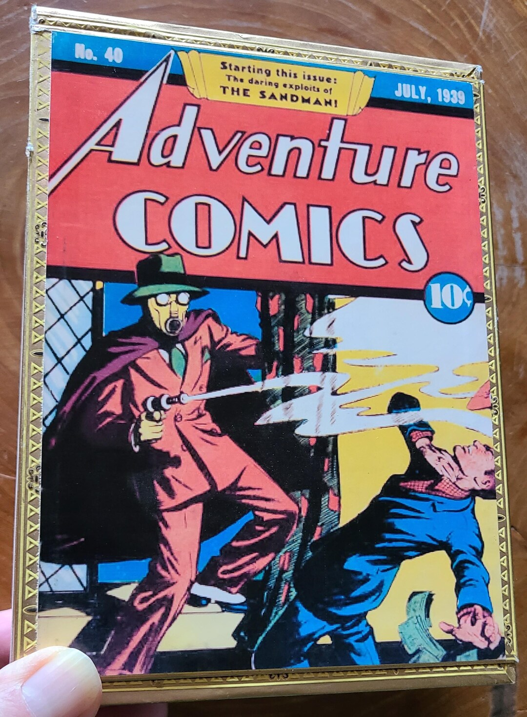 The Original Sandman Adventure Comics Up-cycled Cigar Box - Vintage ...