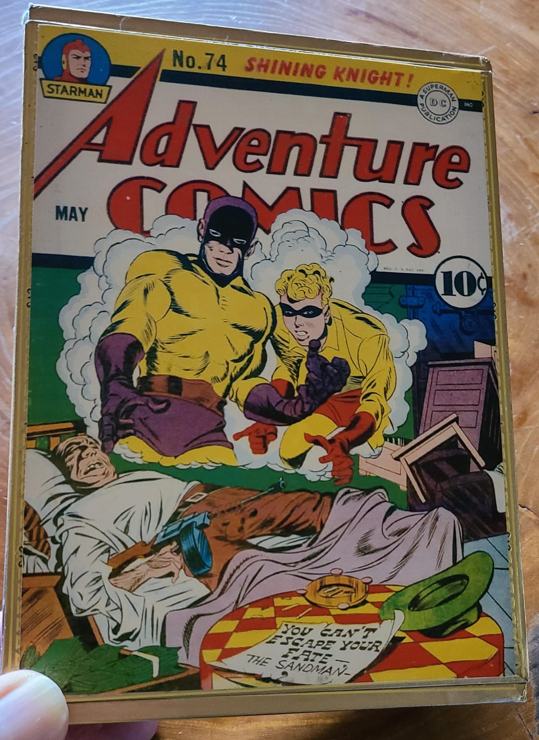 Simon & Kirby Sandman Adventure Comics Up-cycled Cigar Box - Vintage ...