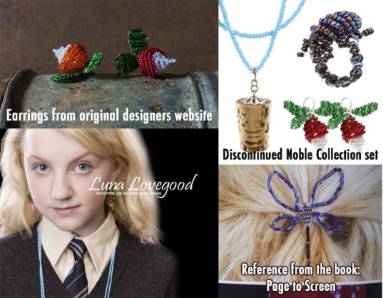 Luna Lovegood Radish Earrings for Cosplay and Prop Replica Etsy