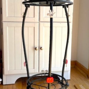 NEW much loved mouse plant stand with bucket and ribbon!