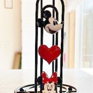 Porta-toalha de papel rato amor verdadeiro
