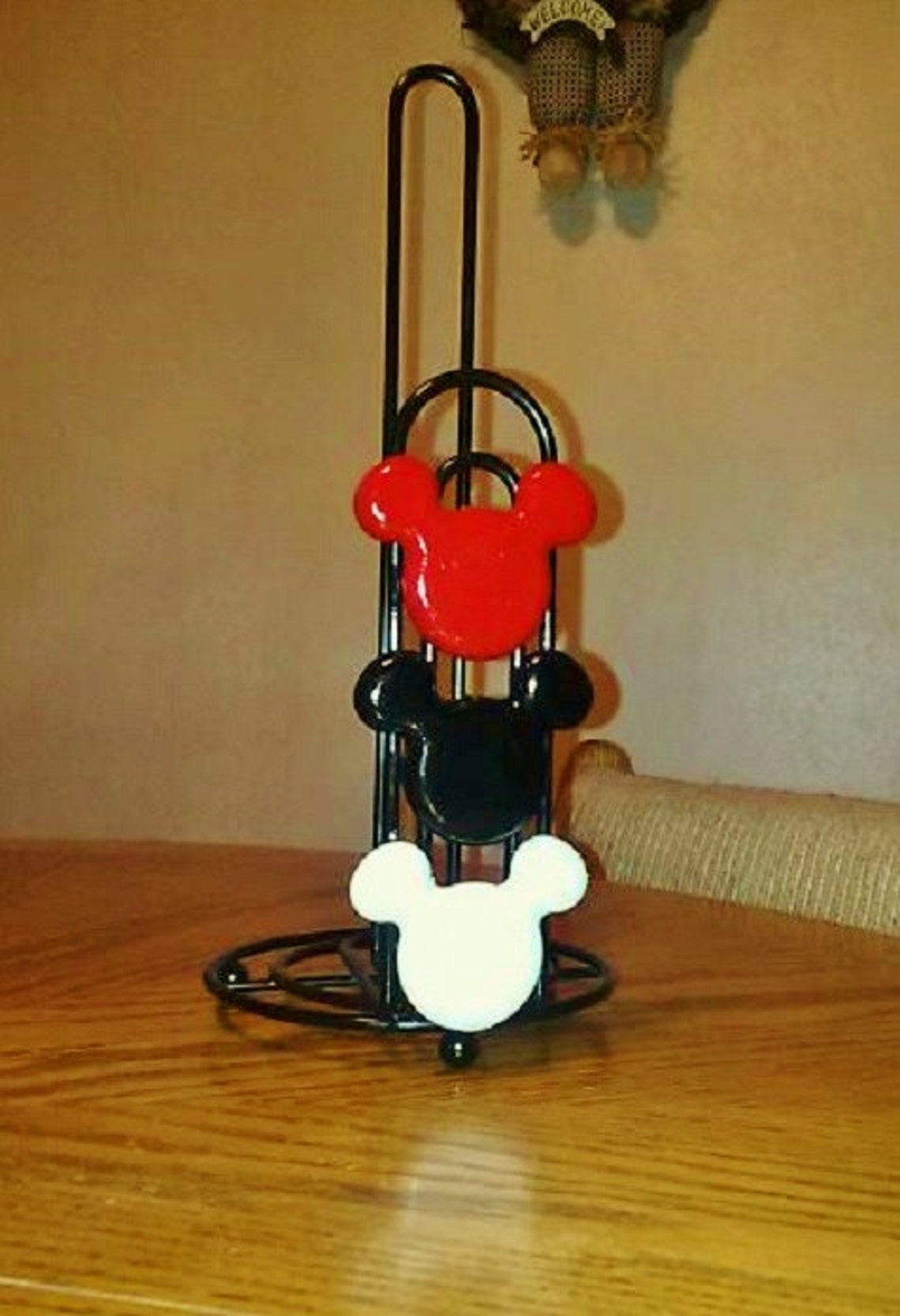 Mickey Mouse paper towel holder Etsy