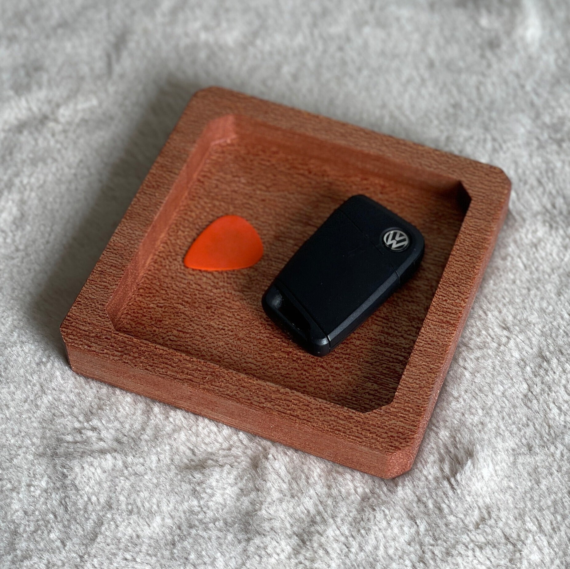 Hardwood Drop Tray: Chamfered Edge, Small Catch-All Tray - Thumbnail 5