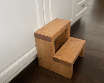 Step Stool, Kids Step Stool, Toddler Step Stool, Kitchen Step Ladder, Kids Stool, Children's Step Stool, Step Ladder, Bed Step Stool