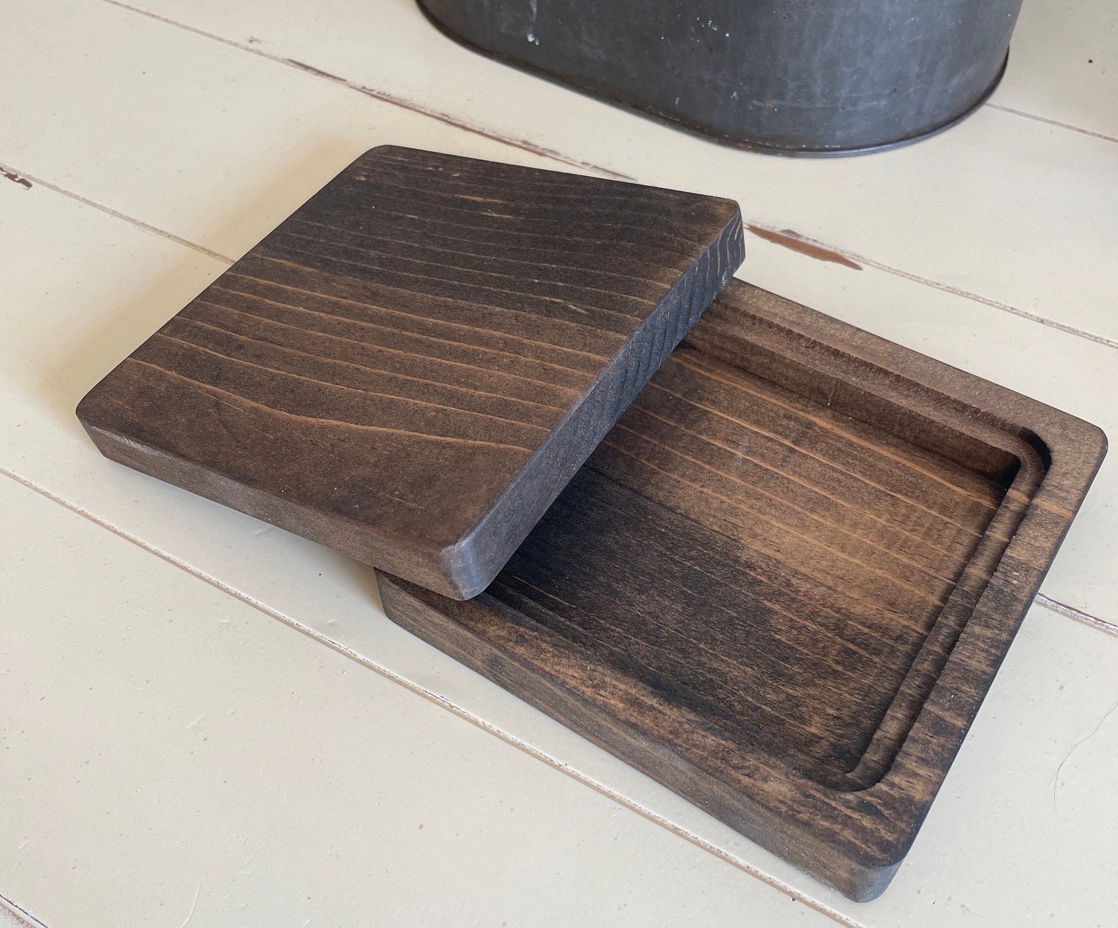 Personalized Wood Jewelry Box: Engraved Keepsake, Wedding Favor - Thumbnail 6