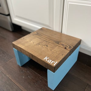 Step Stool, Personalized Step Stool, Kid Step Stool, Toddler Step Stool, Wooden Step Stool, Kitchen Step Stool, Gift, Birthday
