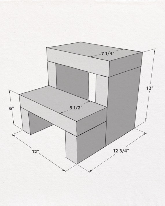 Large Step Stool Kids Step Stool Kitchen Step Ladder Kids Stool