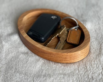 Drop Tray, Hardwood Drop Tray, Handmade Drop Tray, Wood Tray, Organization Tray, Tray, Catch All Tray, Food tray, Plant Tray, Oval Tray