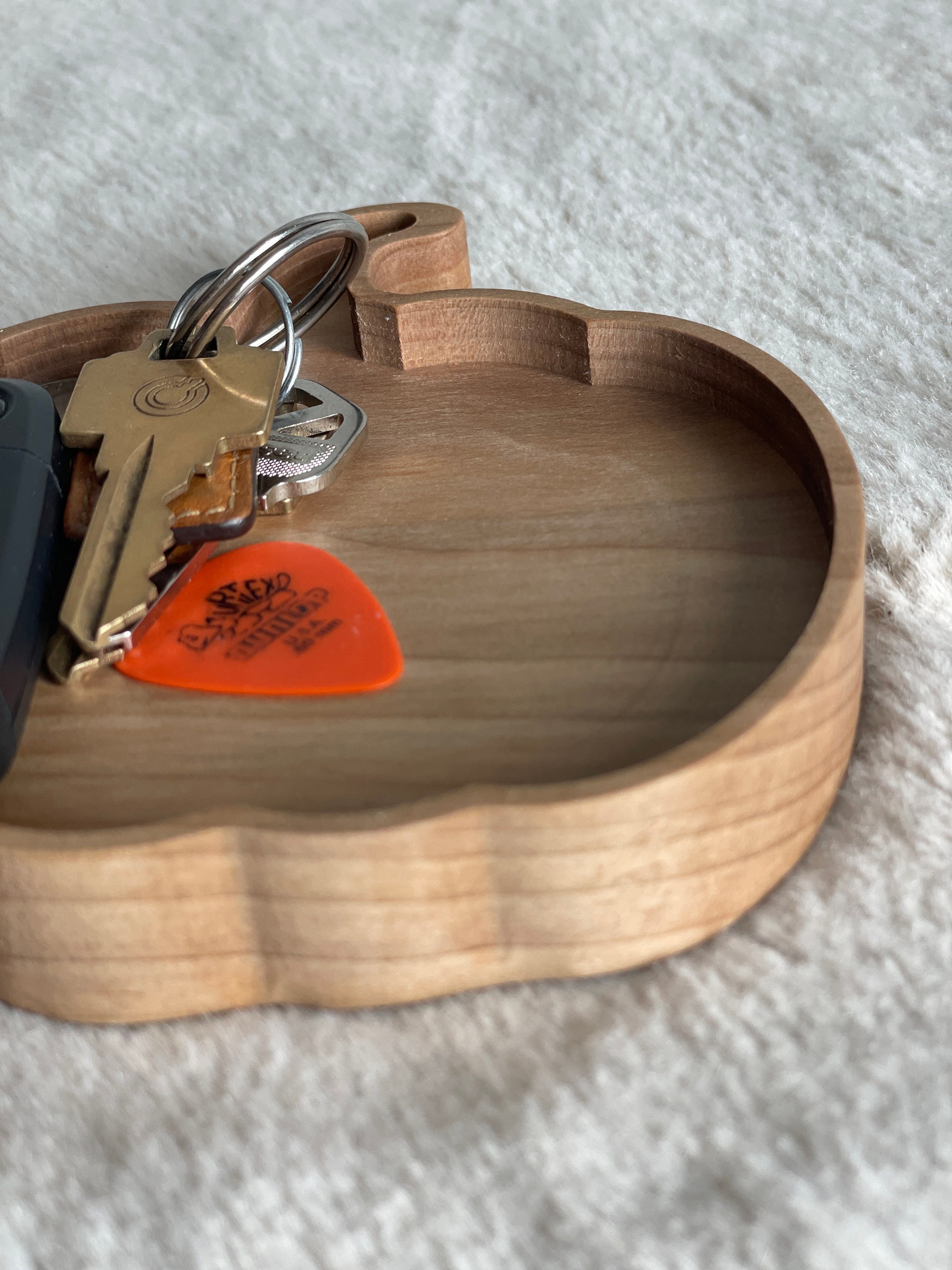 Hardwood Pumpkin Drop Tray, Fall Decor, Catch All Tray - Thumbnail 3