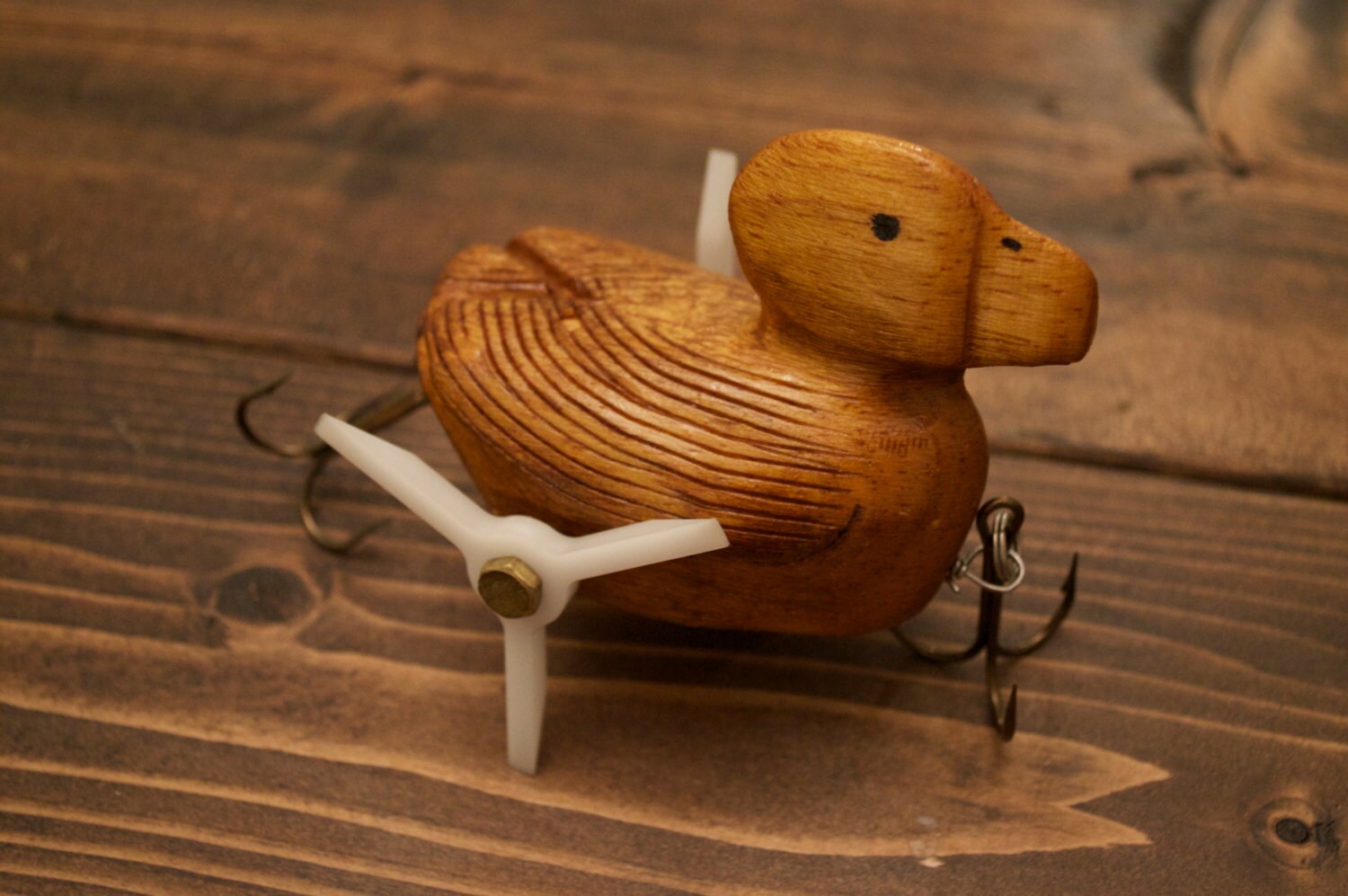 chucky duck fishing lure Ducky Topwater | Premium Bass Fishing Bait imitating lure Savage Gear 3D Suicide Duck-Wood
