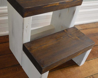 Step Stool / Kids Step Stool / Toddler Step Stool / Kitchen Step Ladder / Kids Stool / Children's Step Stool / Step Ladder / Bed Step Stool