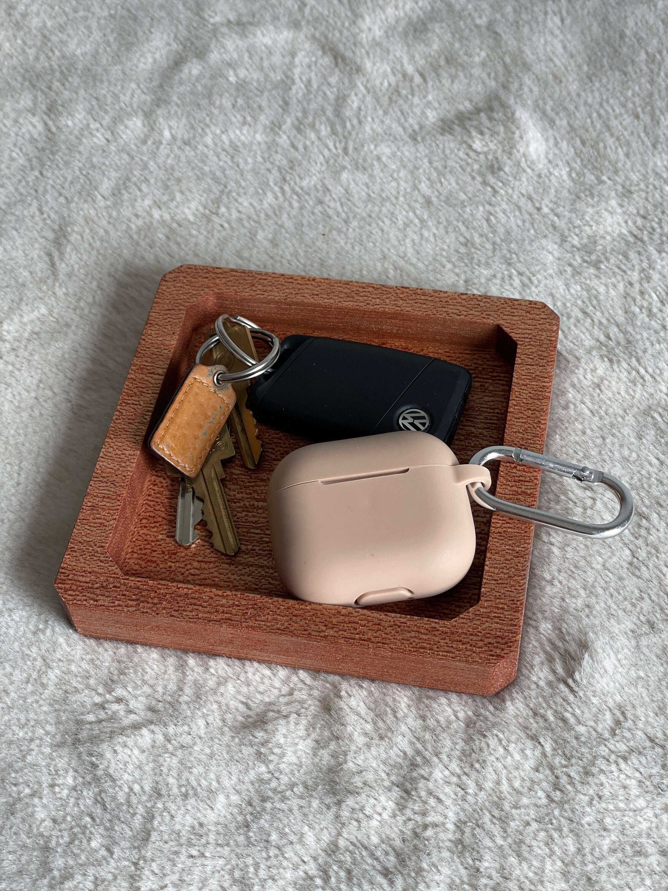 Hardwood Drop Tray: Chamfered Edge, Small Catch-All Tray - Thumbnail 7