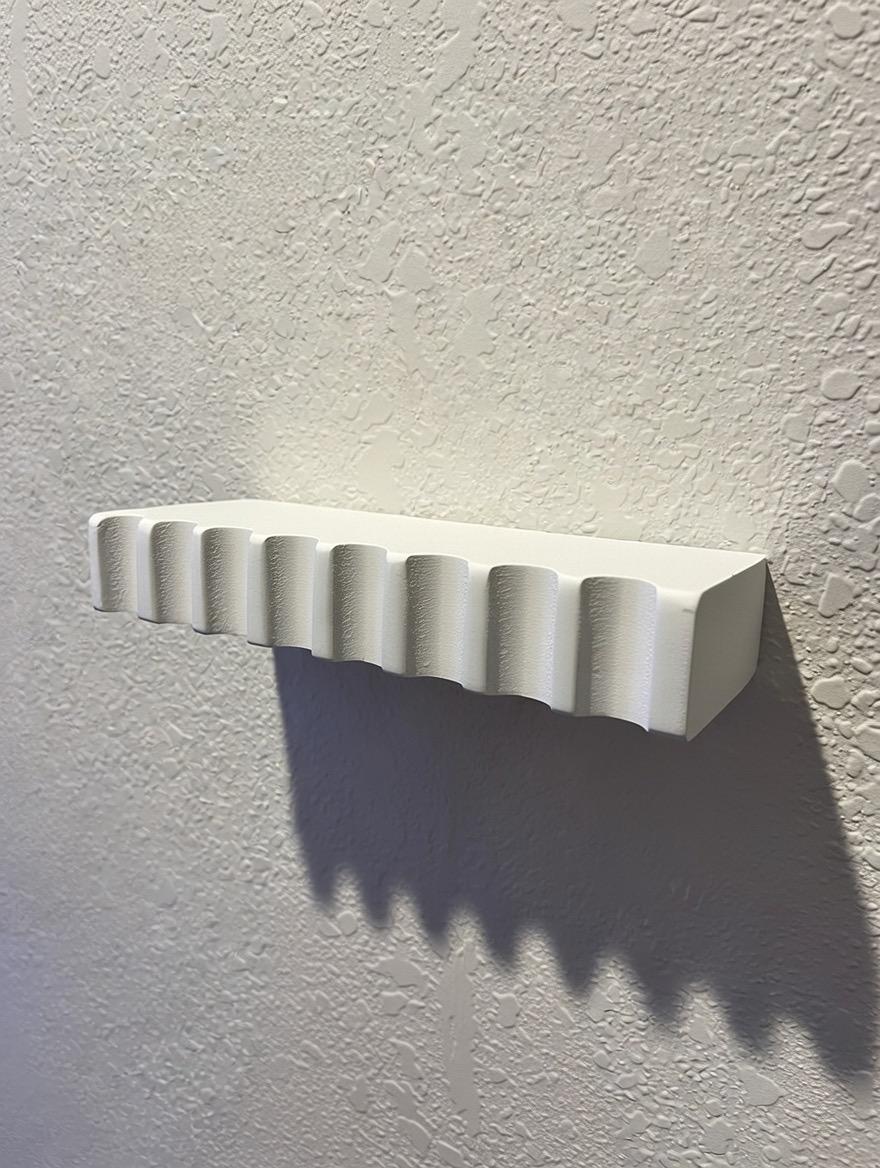 Flua Shelf Fluted Shelf: Floating Book Shelf - Etsy