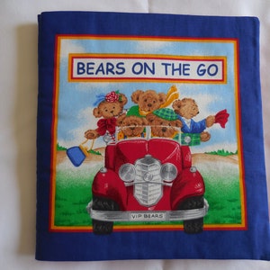 Bears On The Go - boek van zachte stof