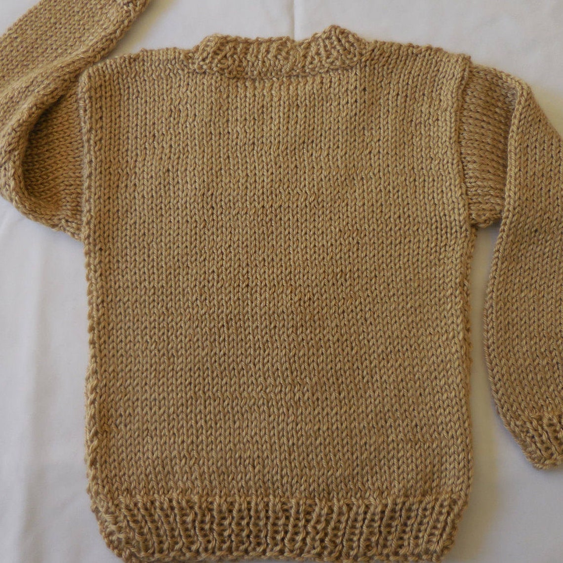 Handmade Boys Sweater in Beige With Diamonds Pattern Toddler Etsy